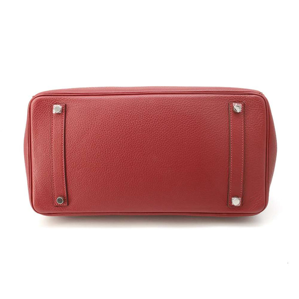 Hermes Birkin Rouge Casaque Taurillon Clemence Size 35
