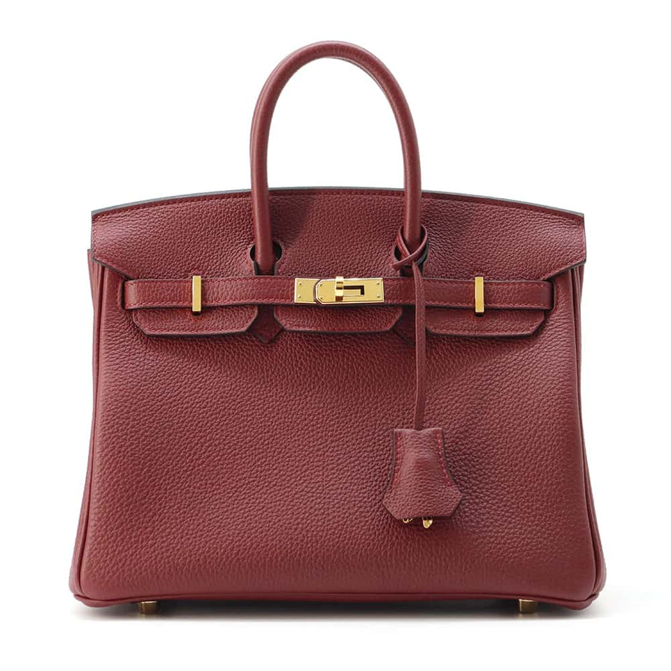 Hermes Birkin Rouge H Togo Leather Size 25