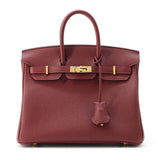 Hermes Birkin Rouge H Togo Leather Size 25