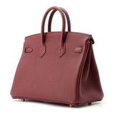 Hermes Birkin Rouge H Togo Leather Size 25