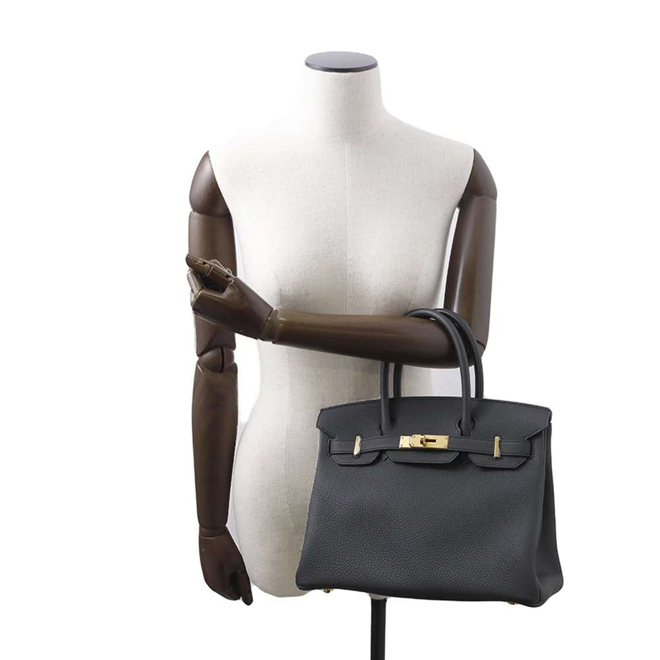 Hermes Birkin Blue Ocean Togo Leather Size 30