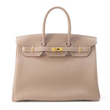 Hermes Birkin Etoupe Togo Leather Size 35