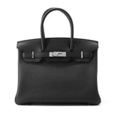 Hermes Birkin Black Togo Leather Size 30
