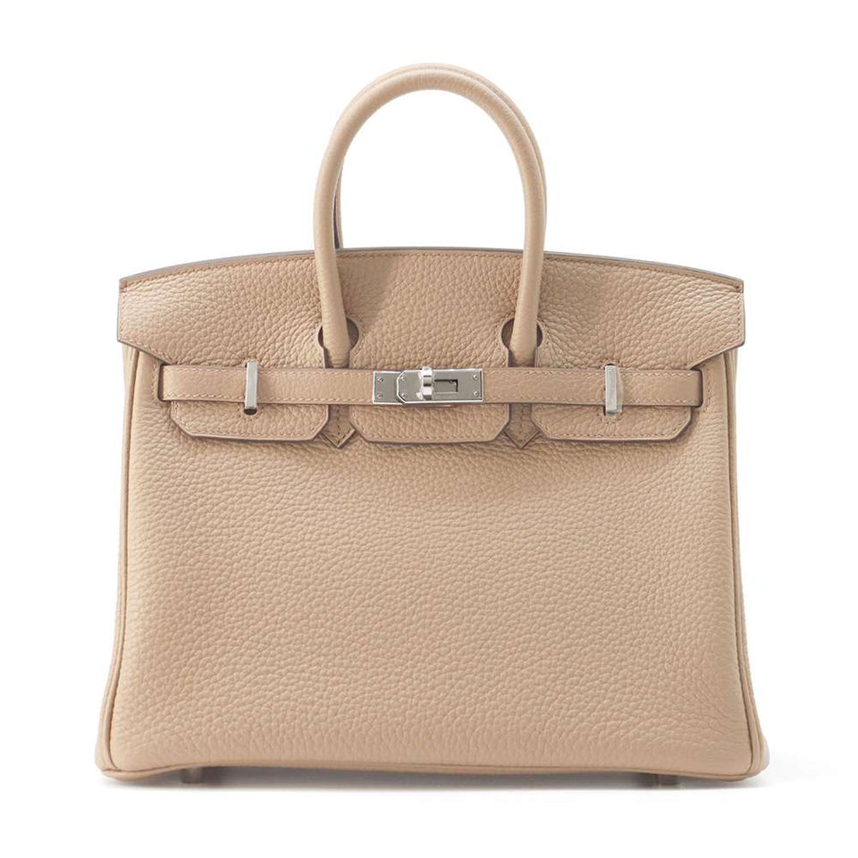 Hermes Birkin Beige Marfa birkin25 Togo Leather Size 25