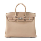 Hermes Birkin Beige Marfa birkin25 Togo Leather Size 25