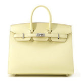 Hermes Birkin Sellier Jaune Milton Epsom Size 25
