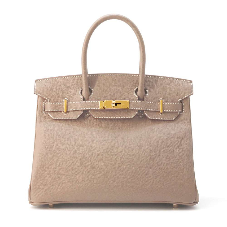 Hermes Birkin Etoupe Epsom Size 30