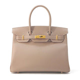 Hermes Birkin Etoupe Epsom Size 30