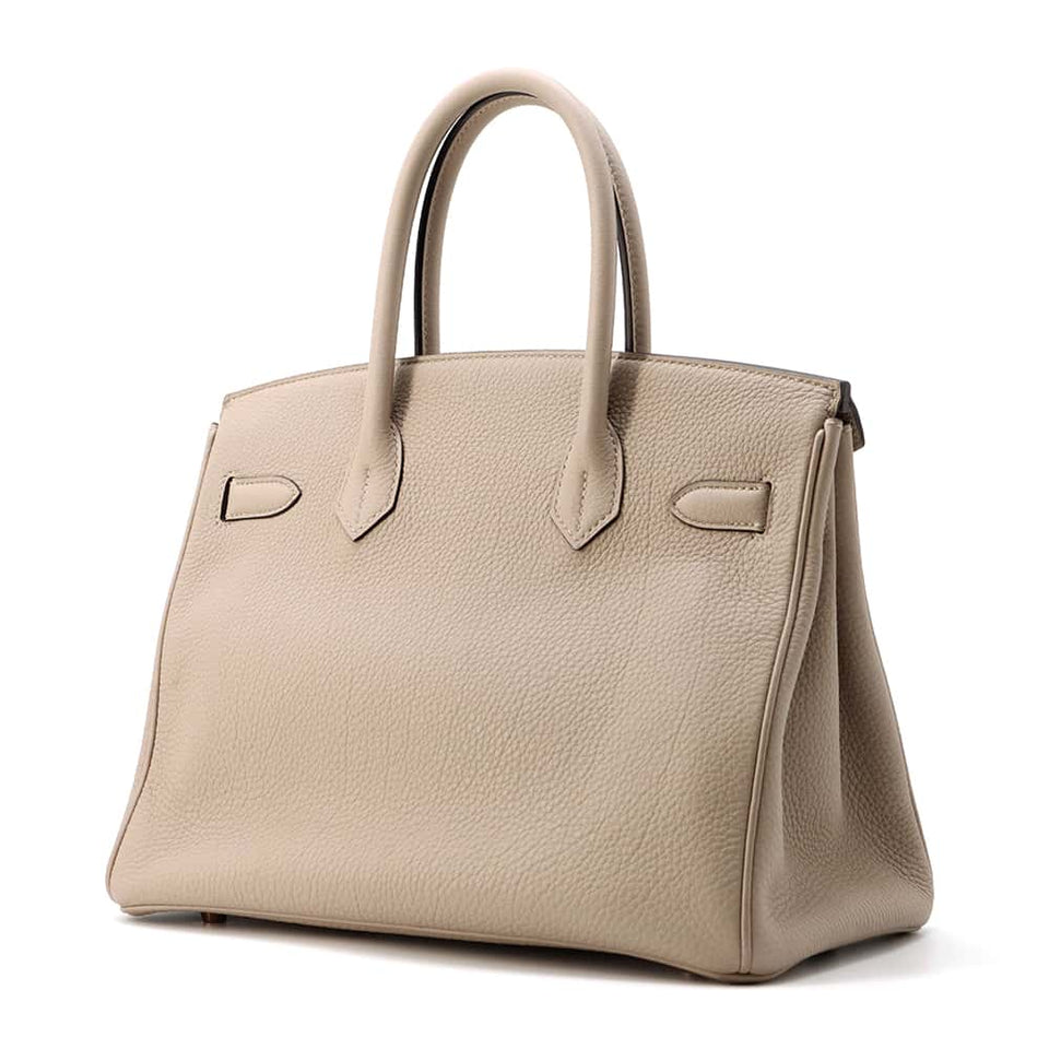 Hermes Birkin Gris Tourterelle Togo Leather Size 30