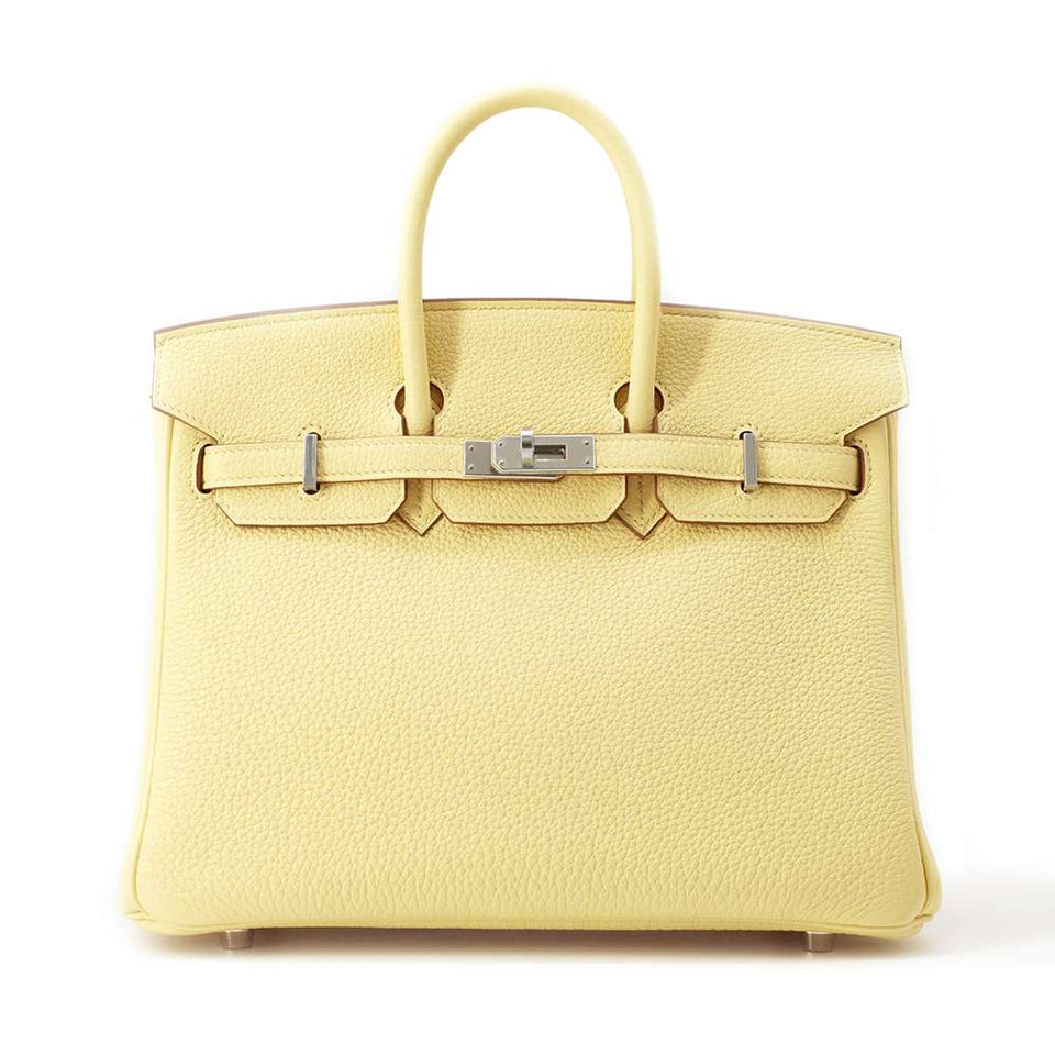 Hermes Birkin Jaune Poussin Togo Leather Size 25
