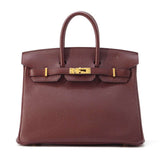 Hermes Birkin Bordeaux Togo Leather Size 25