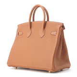 Hermes Birkin Gold Togo Leather Size 25