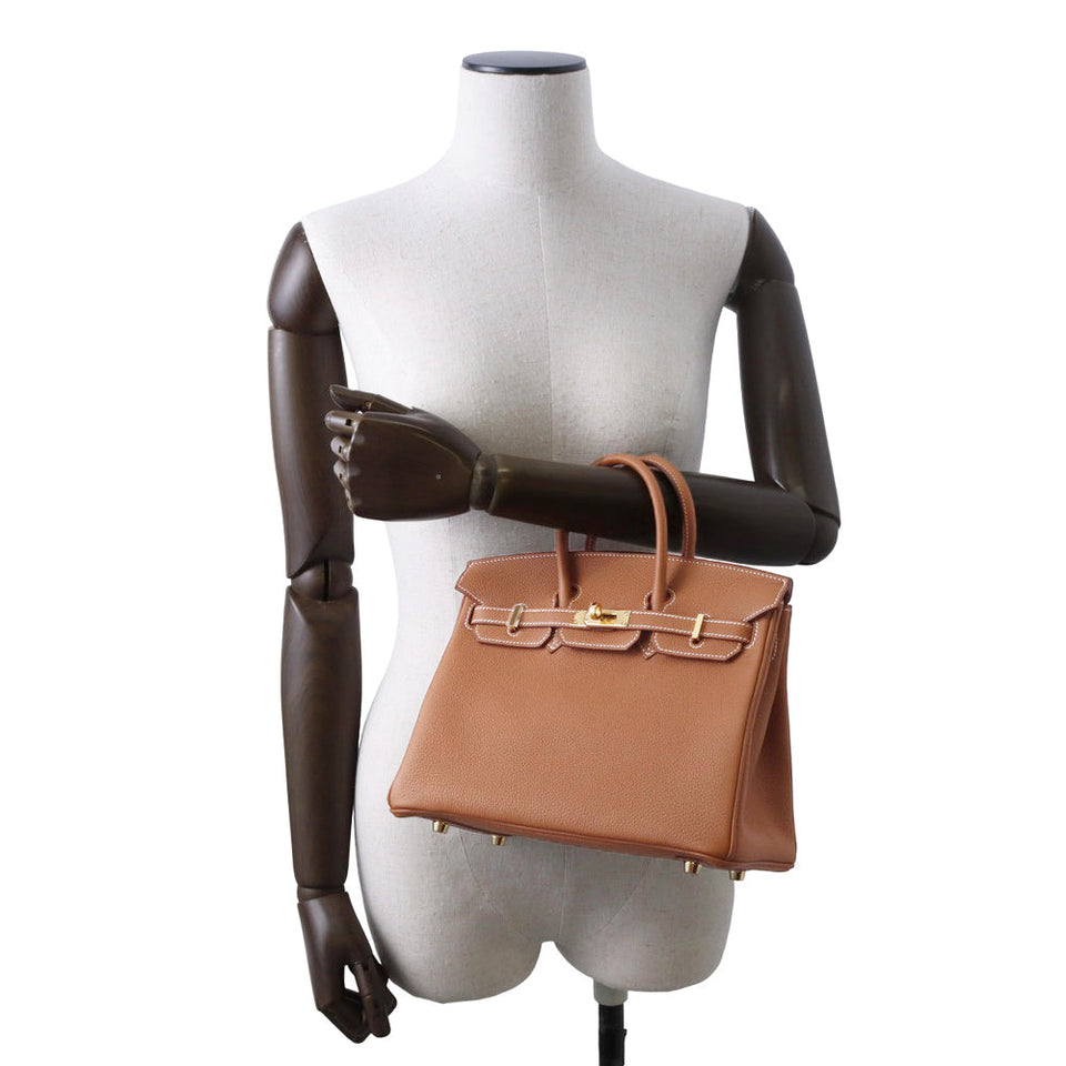 Hermes Birkin Gold Togo Leather Size 25