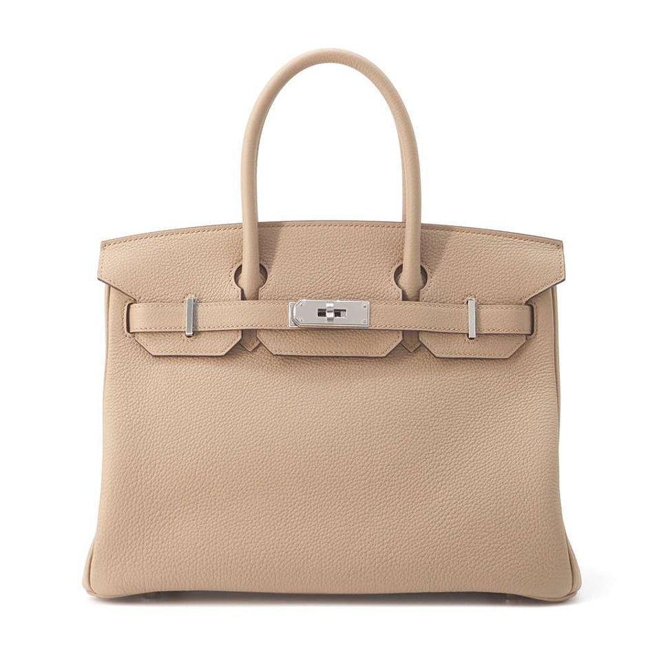 Hermes Birkin Beige Marfa Togo Leather Size 30