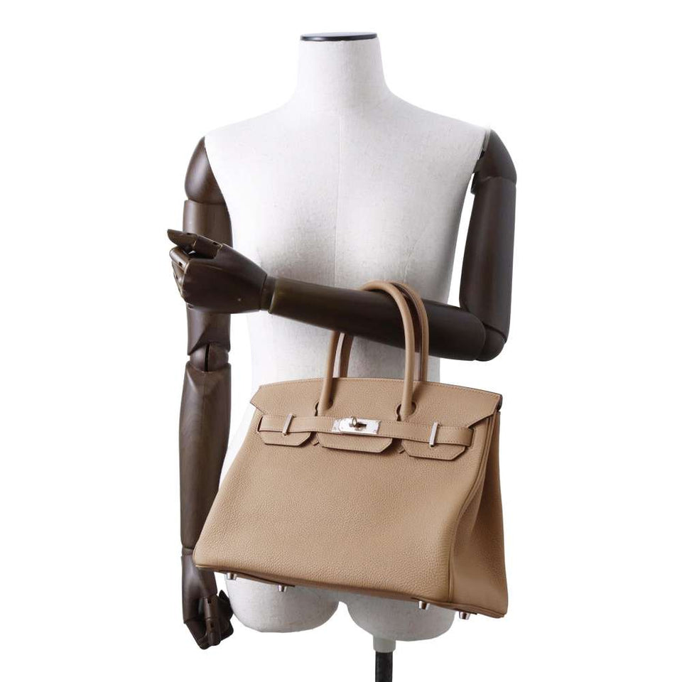 Hermes Birkin Beige Marfa Togo Leather Size 30