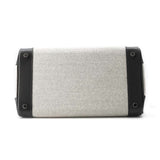 Hermes Birkin Gray/ Ecru Toile H Box Calf Leather Size 30