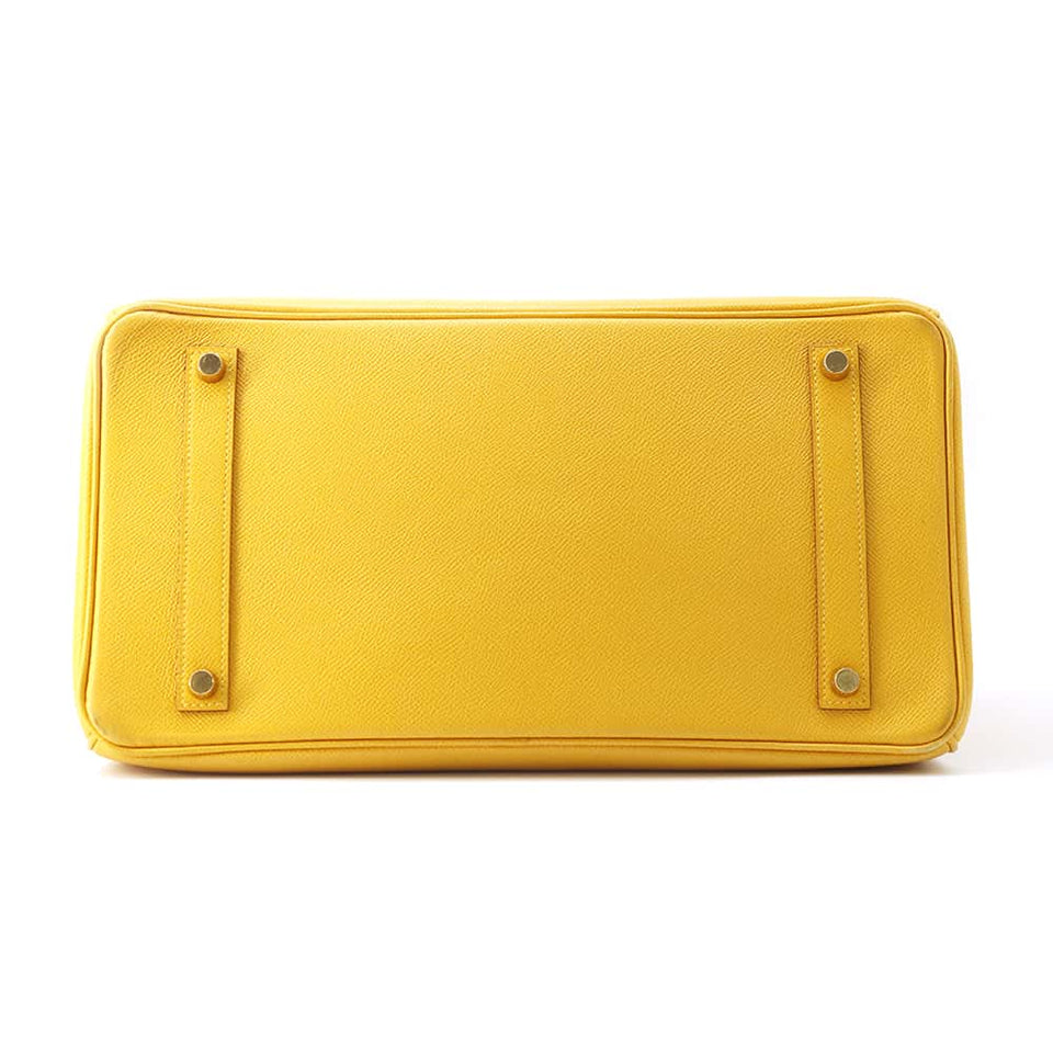 Hermes Birkin Yellow Courchevel Size 35