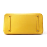 Hermes Birkin Yellow Courchevel Size 35