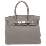 Hermes Birkin Etain Togo Leather Size 30