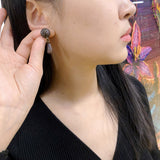 Chanel Wooden Earrings