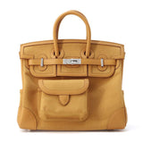 Hermes Birkin Cargo Sesame Towar Goeran Swift Leather Size 25