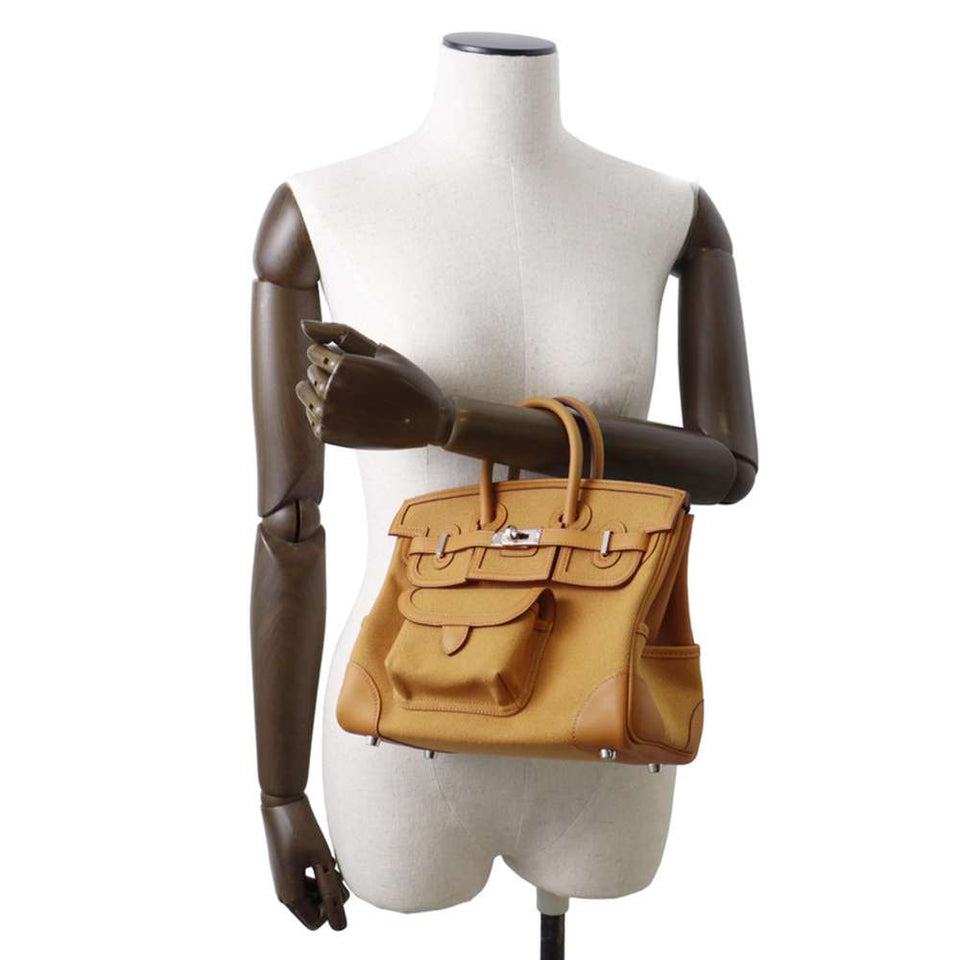 Hermes Birkin Cargo Sesame Towar Goeran Swift Leather Size 25