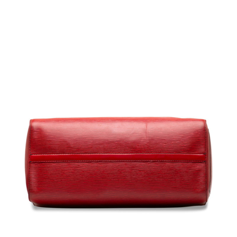 Louis Vuitton Epi Boston Bag Handbag Castilian Red Ladies