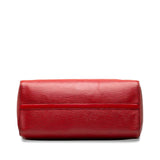 Louis Vuitton Epi Boston Bag Handbag Castilian Red Ladies