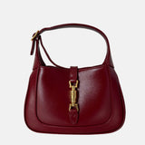 Gucci Jackie 1961 Mini Red Burgundy Leather Bag