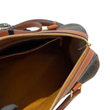 Boston Triomphe Canvas Calfskin Tan GHW