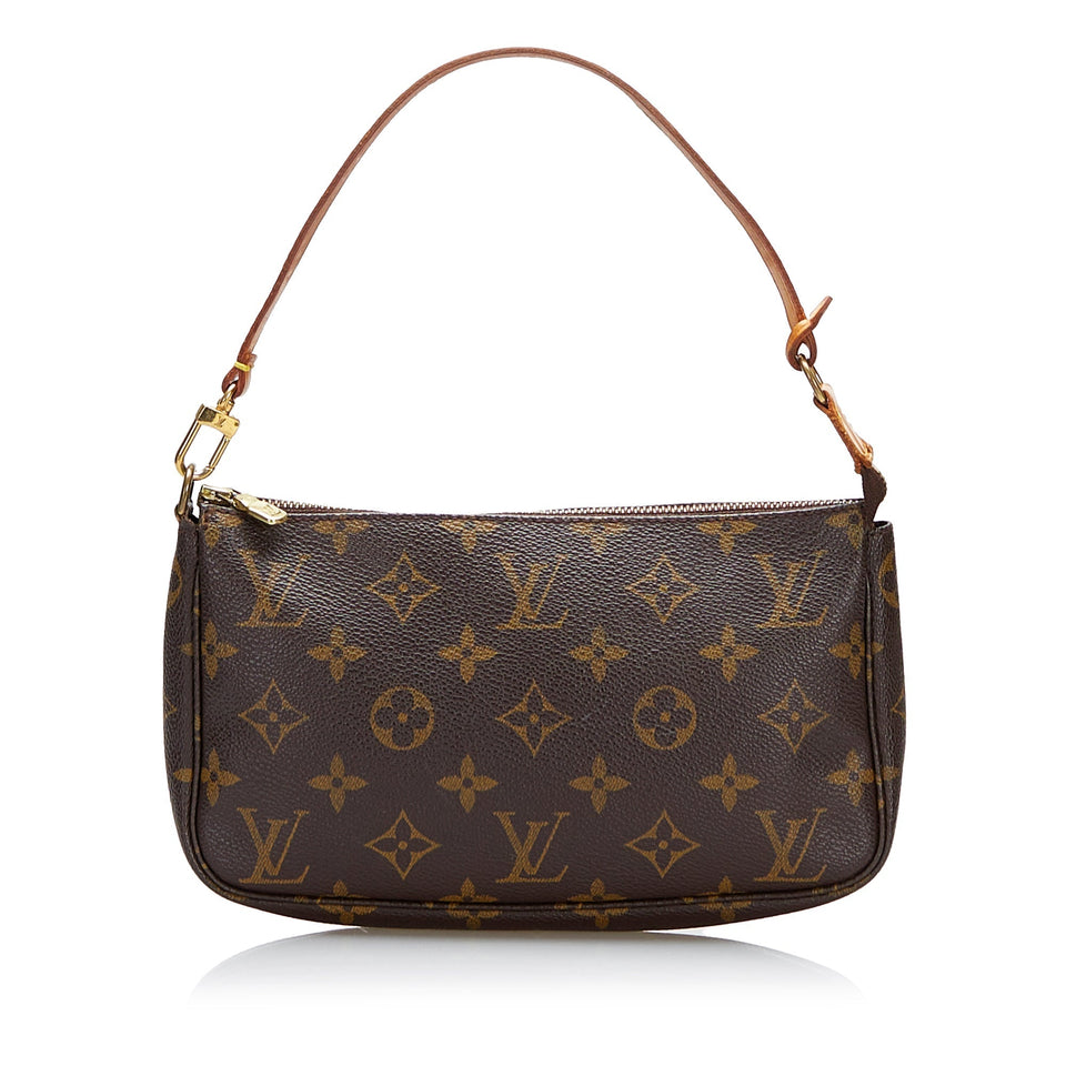 Louis Vuitton Monogram Pochette Accessoires Brown Clutch