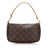 Louis Vuitton Monogram Pochette Accessoires Brown Clutch
