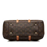 Louis Vuitton Monogram Soufflot MM Satchel Handbag