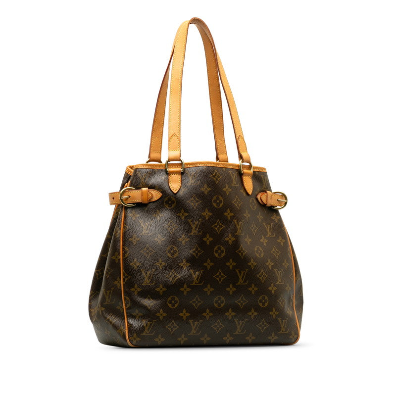 Louis Vuitton Monogram Bag Leather Brown