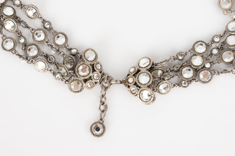 Chanel Swarovski Crystal Long Necklace – Fall/Winter 1998 Collection | Bags Junction