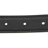 Hermes Swift Epsom 24mm Constance H Belt 65 Black Orange