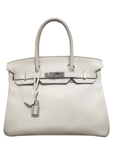 HermesGris Perle 30 cm Birkin Handbag