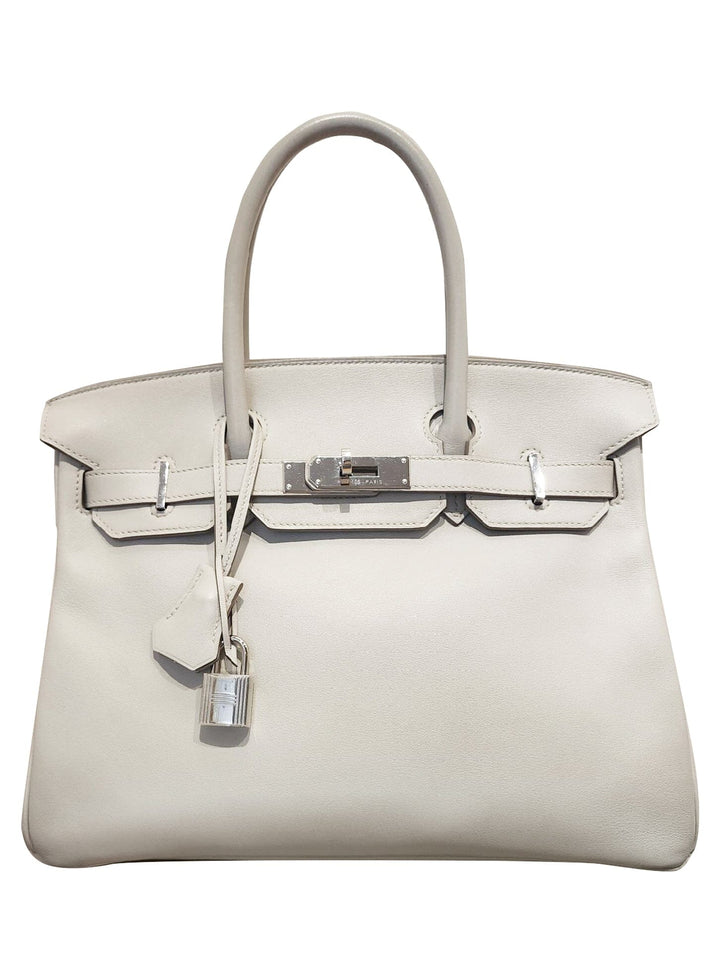 HermesGris Perle 30 cm Birkin Handbag