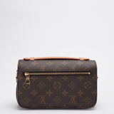 Louis Vuitton Pochette Métis East West Bag in Monogram Canvas Brown with Gold Hardware