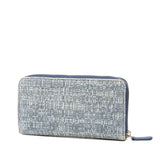 Chanel Deauville Tweed Leather Long Wallet