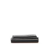 Chanel Camellia Coco Mark Lambskin Trifold Wallet