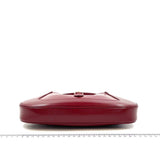 Gucci Jackie 1961 Small Burgundy Red Leather Bag with Adjustable Strap