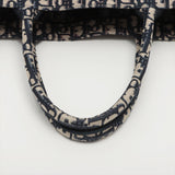 Christian Dior Large Navy Oblique Book Tote Bag
