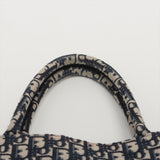 Christian Dior Large Navy Oblique Book Tote Bag