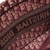 ITEM 7 - Dior Medium Oblique Book Tote Burgandy