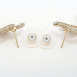 ITEM 21 - Chanel Large Coco Mark CC Piercing Earring Pearl and Diamontes