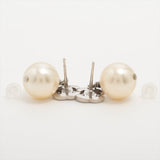 Chanel CC Pearl Drop Earrings Silver (Costume Jewellery)