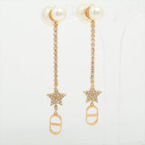 Dior Tribale Pearl Drop Earrings (Costume Jewellery)
