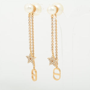 Dior Tribale Pearl Drop Earrings (Costume Jewellery)