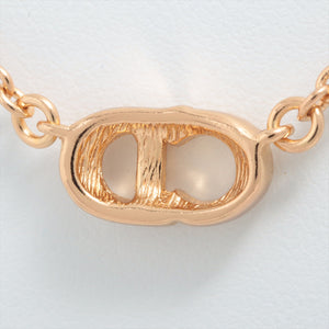 Christian Dior CD Logo Gold Necklace Costume Jewellery